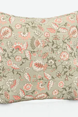 Bon Marché Coussin imprimé 'Cyra' à pompons